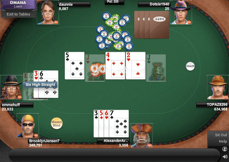 omaha poker free online game